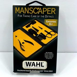 WAHL MANICURE SET/GROOMING KIT WITH SIX ITEMS INCLUDING A STORAGE CASE